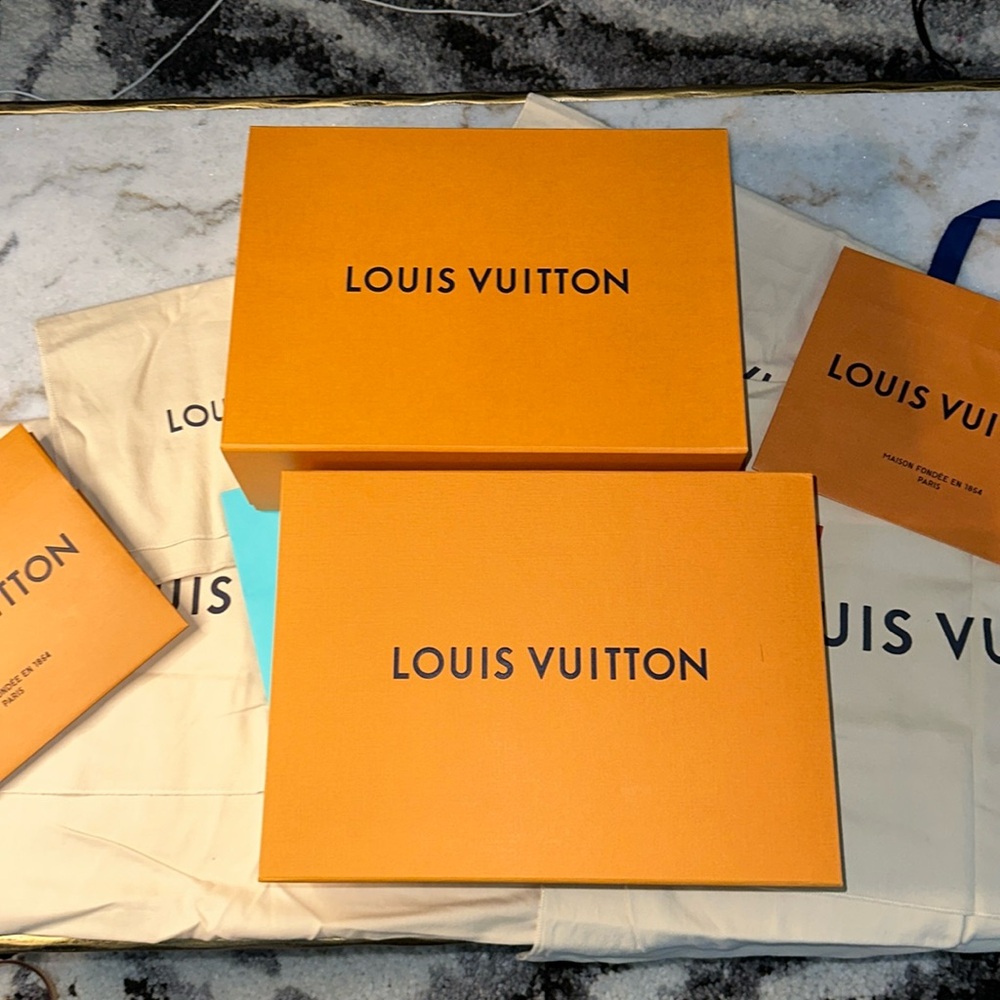 2 Big Louis Vuitton boxes bundle